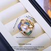 LSOOYH Natural Freshwater Pearl Rings For Women Bohemian Flower Gold Color Party Ring Pearl Jewelry Anniversary Gifts