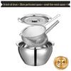 Naijiang 304 Stainless Steel Oil Storage Pot with Strainer