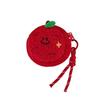 Cute Fruit Coin Purse Lightweight Hanging Pendant Soft Headphone Storage Bag for Backpack Decor Gift
