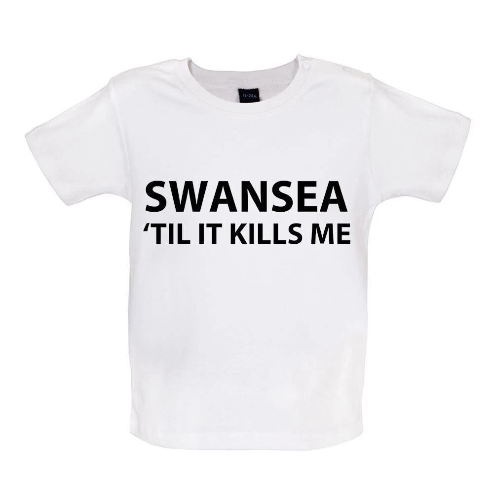 

Swansea Til It Kills Me - Kids T-Shirt / Bodysuits - Team Love Football Fan 160