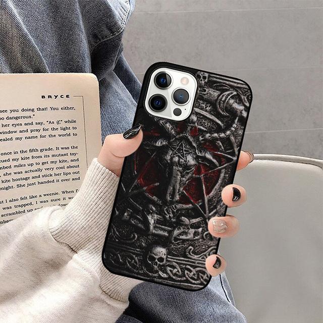 Devil Satan Mobile Soft Case For iPhone 17 Air 16 15 12 Pro Max 13 11 14 Pro Max Max SE2020 Plus Phone Cover