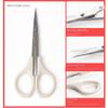 Professional Beauty Makeup Scissors Multifunctional Round Head Nose Hair Scissors  Salon