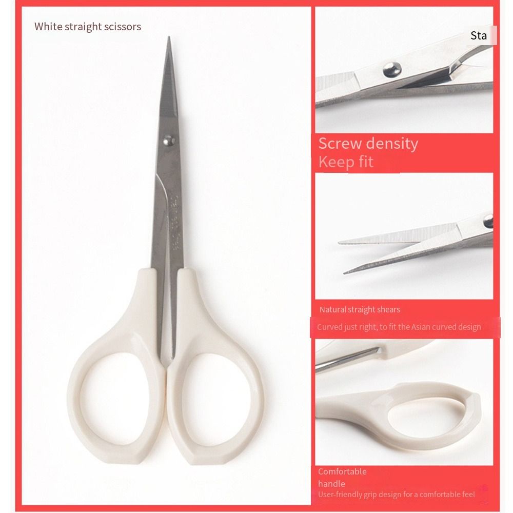 Professional Beauty Makeup Scissors Multifunctional Round Head Nose Hair Scissors  Salon