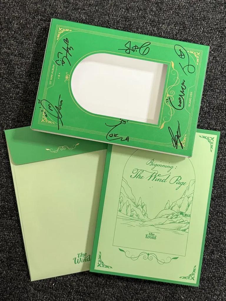 We are selling The Wind's Beginning Sign-in Album, Island Ver.