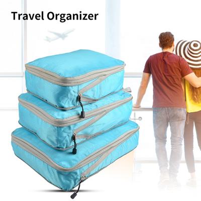 Platzsparend, praktisch, guter Reißverschluss, tragbare Organizer-Tasche mit verstärktem Griff, Kleiderverpackungswürfel