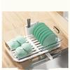 Dish Drying Rack, Multifunctional Dish Racks For Kitchen Counter, Kitchen Drying Rack With Removable Utensil Holder, Drainboard Swivel Spout