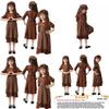 Medieval Peasant Costume For Children Adults With Polyester Fabric For Stage Play Performances