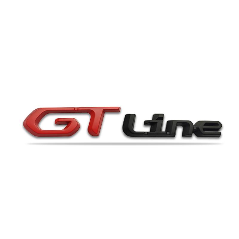 3D Car Sticker GT Logo Metal Emblem Badge Decals For 208 GT LINE 2008 E208 308 306 106 206 205 307 3008 207 508 5008