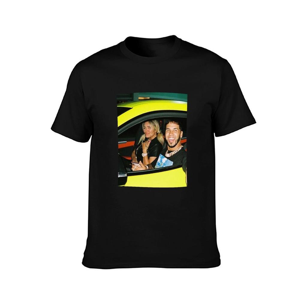 Anuel AA Karol G TShirt men t shirt cotton 100 t shirts for man cotton funny TShirt