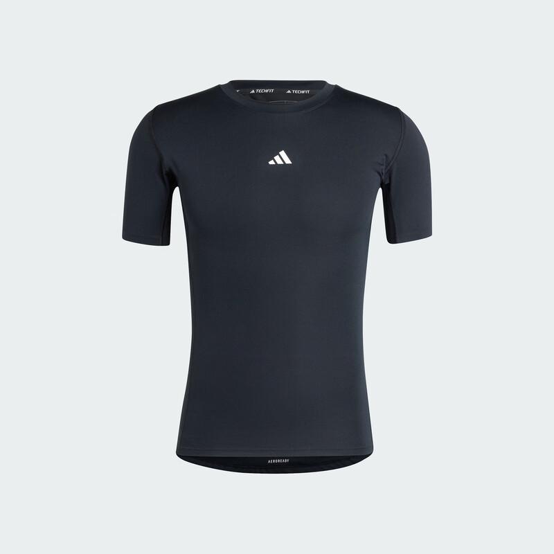 adidas Men's Quick-Dry Compression Crewneck Short Sleeve T-Shirt
