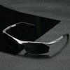 Retro Polarized Sunglasses for Men, Aluminum Frame, Classic Driving Glasses, Male Mirror, Luxury Brand Design
