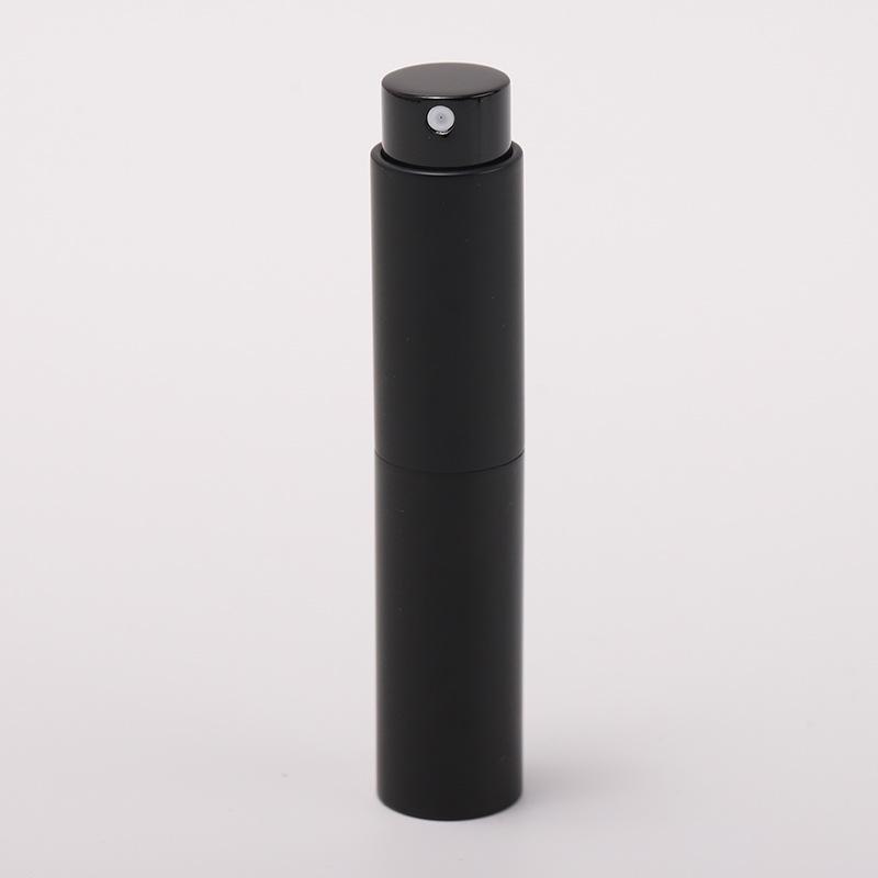 10ml Portable Rotating Telescopic Refillable Perfume Spray Bottle with Logo Printing Option