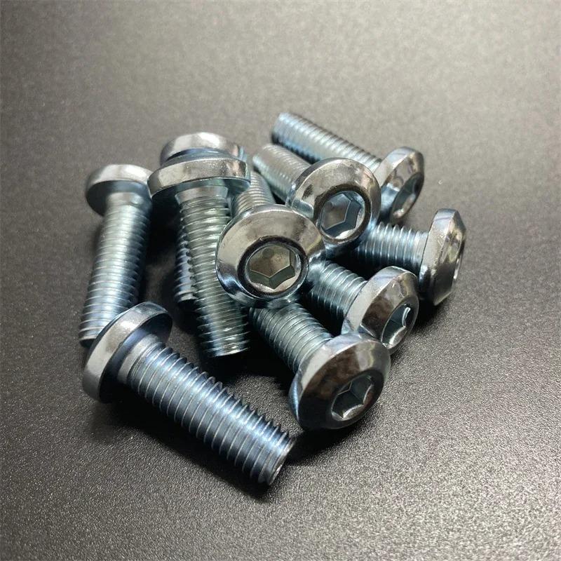 10 Pcs M8*25mm Rotor Bolts Screws For Mtb Disc Brake Rotors For Honda Yamaha Kawasaki Suzuki Ornament