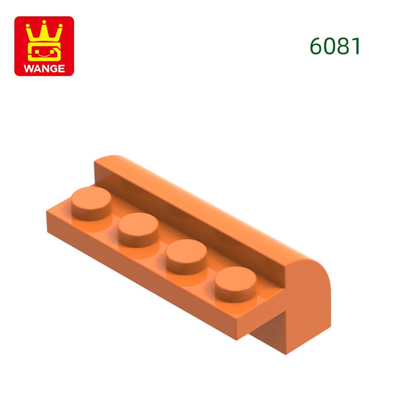 44Pcs/lot 6081Corner 4Hole Slope Curved 2x4x1 1/3 featuring Top Block Moc Colour Accessories Works With featuring Brick Kids Toy