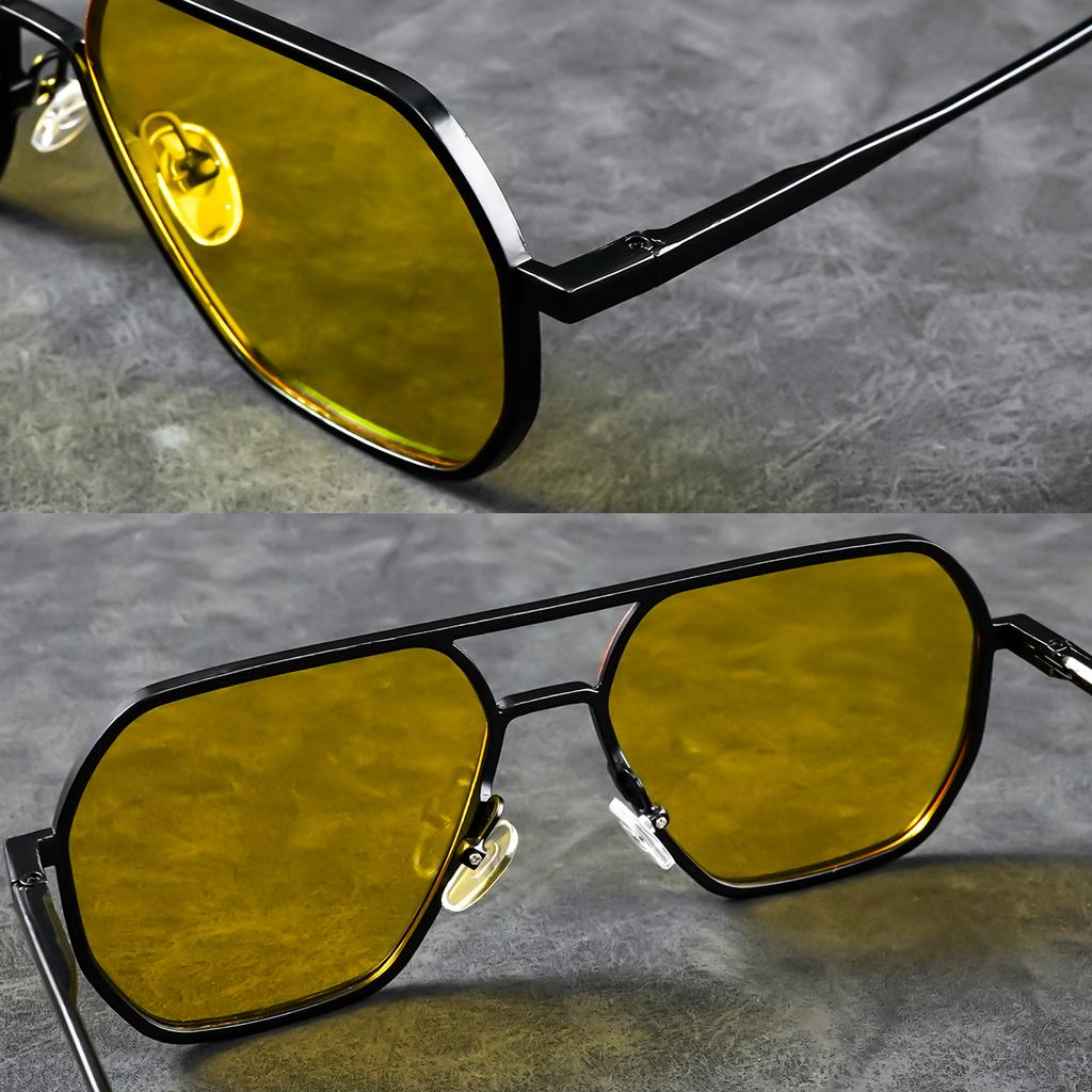 Fashionable Night Vision Sunglasses Glasses for Men and Women, Perfect for Daily and Party, Suitable for All Kinds of Faces