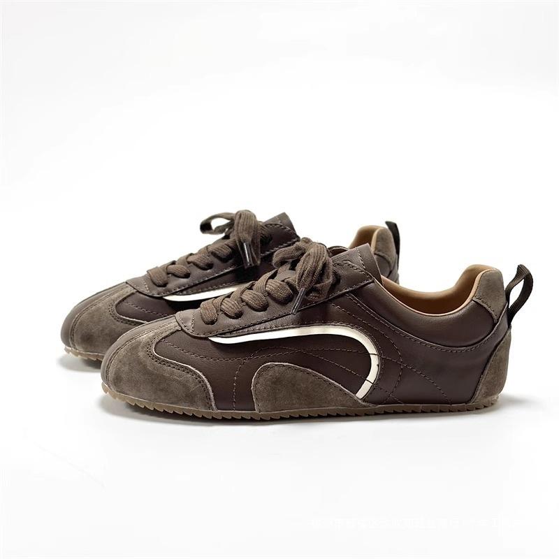 Korean Version 2026 New Flat-bottomed Shoes Ins Niche Versatile High-heeled Casual Sports Forrest Gump Single Shoes Women