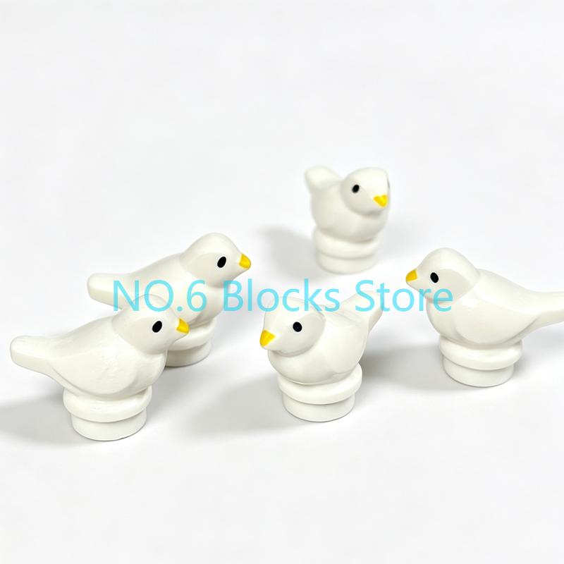MOC Animal Building Blocks Sheep Dog Wolf Dolphin Pig Whale Elephant Educational Small Particle Zoo Scene Gift DIY Brick Toy S15