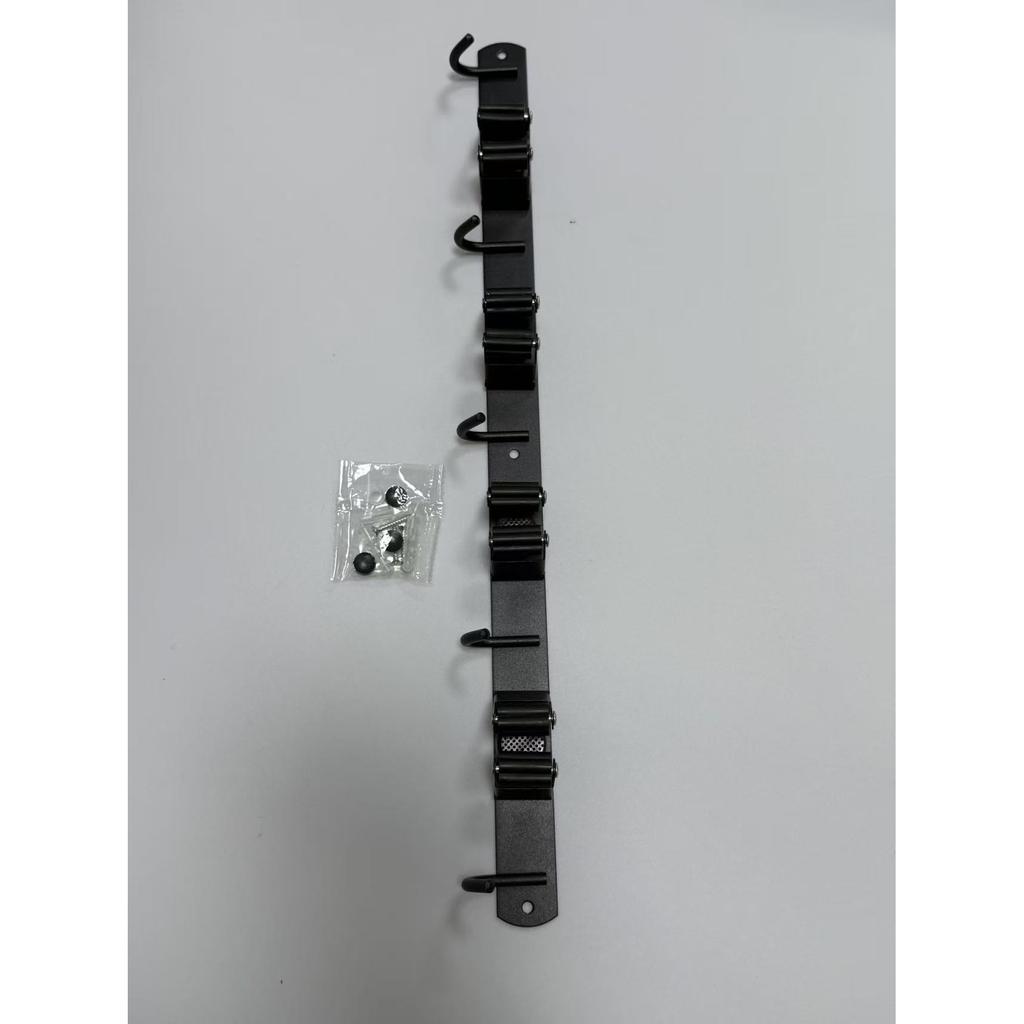 Heavy-Duty Stainless Steel Mop And Broom Wall-Mounted Rack Storage Shelf for Organizing Tools Suitable for Balcony Garden Laundry Room