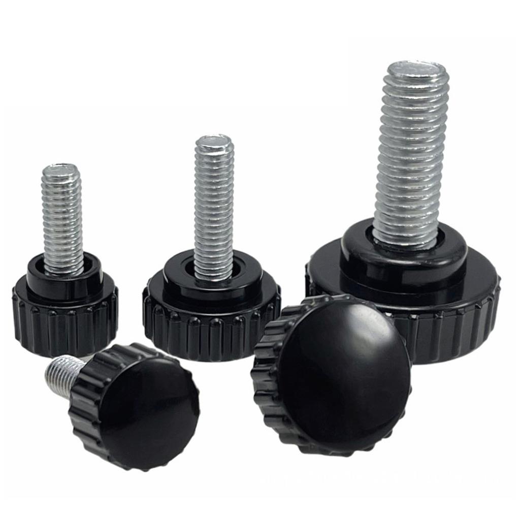 4 Stück 6mm gerändelter Griff ergonomischer Rändelknopf Industrieschrauben Ersatz Rundkopfgriff Handschraube langlebig