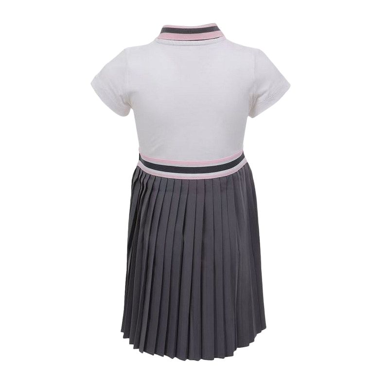 Adidas Polo Collar Short Sleeve Dress Kids Dresses KH0247