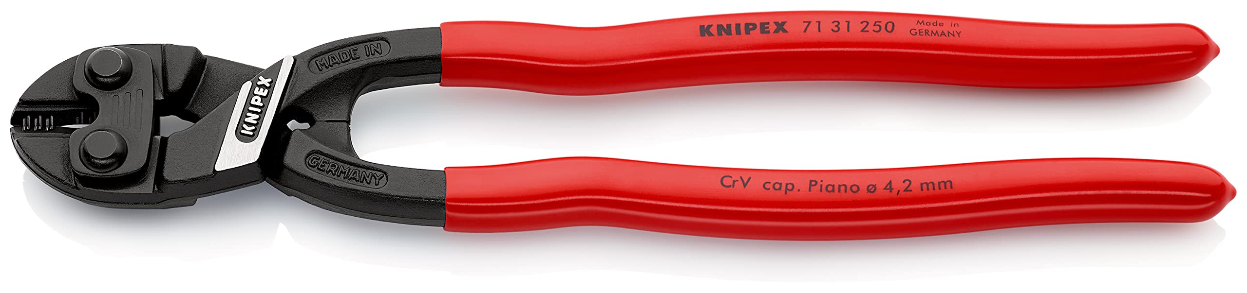 

KNIPEX Малый кусачки с выемкой 7131-250 (SB) чёрный