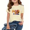 Barn Flickor Kpop Hunters Zoey Mira Rumi Tryck Andningsbar T-shirt