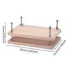 Handmade Paper Press for Bookbinding Wood Book Press Tool for DIY Crafts Handmade Paper Press Office Notebook Making Part