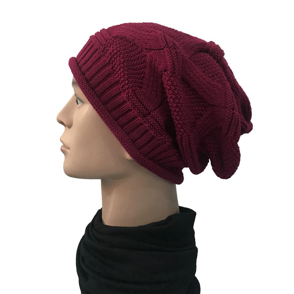 Women Casual Outdoor Knitted Hats Crochet Knit Hip-hop Cap Woolen Caps