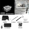 Reptile Habitat Setup Kit Geckos Lizards Frogs Spiders With Hide Shelter Heat Lamp Base ABS Material