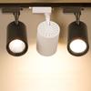 Led Track Light Spot Lights COB Track Lamp 20W 30W 40W Aluminum Down Lighting Rail Spot Led For Kitchen Store 110V 220V