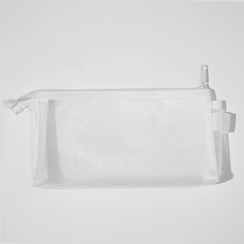 Netz-Federmäppchen Transparent Stifteetui Niedlich Einfach Ästhetische Tasche Organizer Büro Schulbedarf Für Schüler Schreibwaren