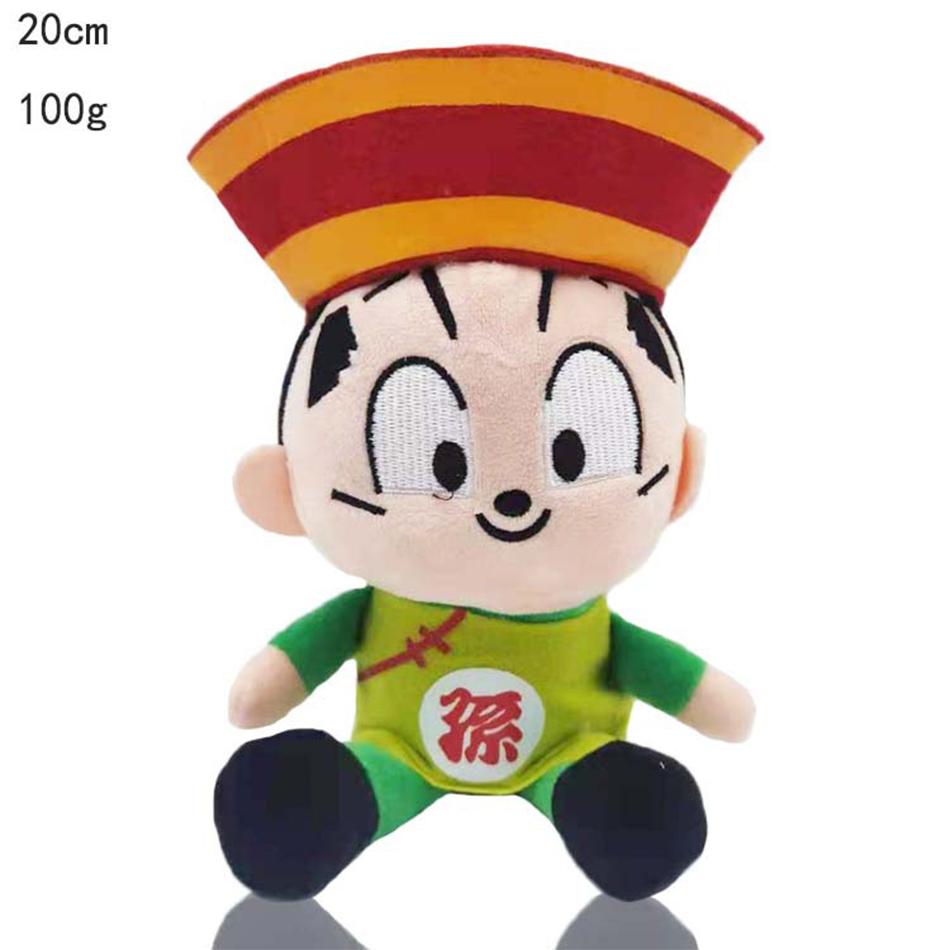 Dragon Ball Japan Anime Plush Toys Super Saiyan Goku Vegeta Picollo Trunks Gohan Cartoon Figure Stuffed Dolls Child Gifts
