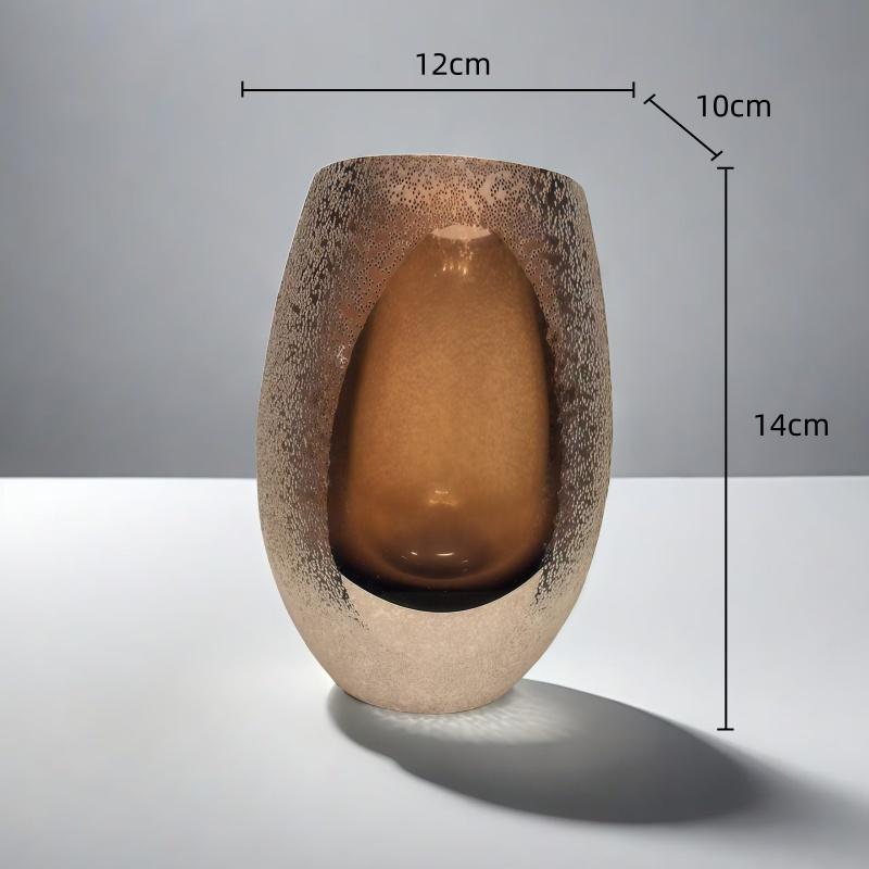 

Creative Glass Vase Frosted Glass Bottle Floral Arrangement Accessories Hydroponics Terrarium Home Decoration Accessories