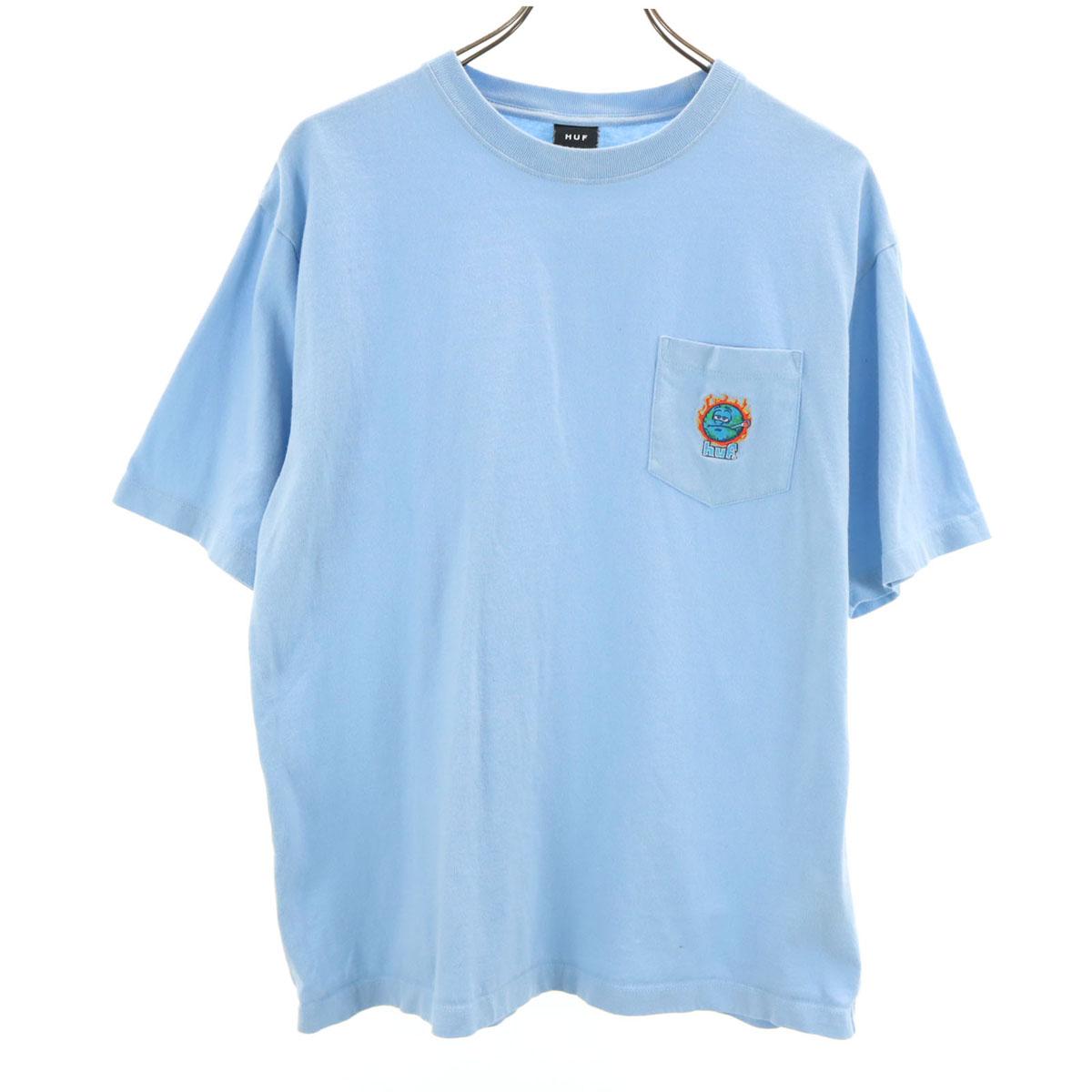 

HUF Short sleeve T-shirt M Blue Poke T Men s Used