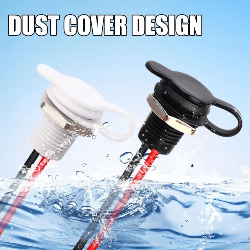 Threaded Type C Female Socket Connector Pre Soldered Wires Anticorrosion Shell For Diy Car Modification Device Repair