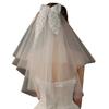 Bridal Veil Bride Elaborate Tulle Lace Bow Short Bachelorette Party Hen Party Bride Veil Hen Party Head Scarf