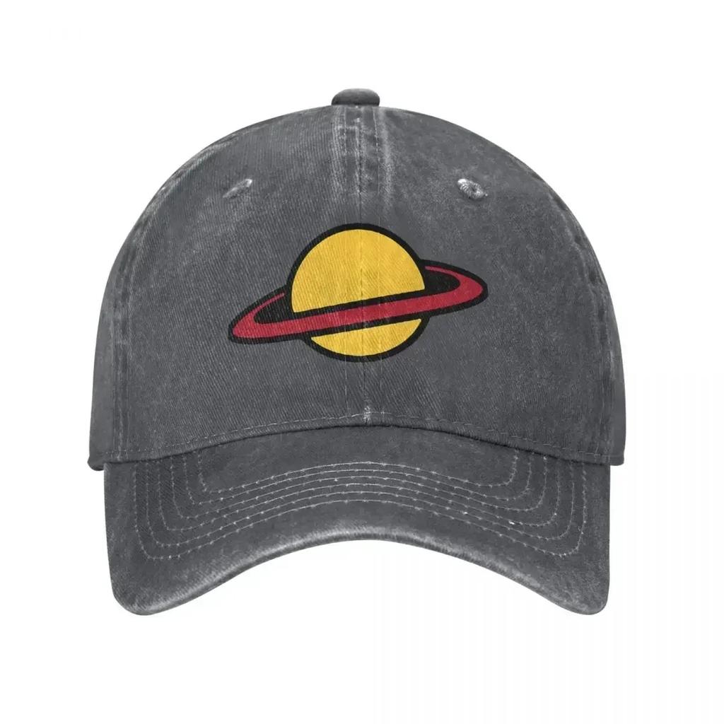 Chuckie Saturn Space Baseball Cap Vintage Distressed Washed Headwear for Unisex Women Outdoor Workouts Hats Cap