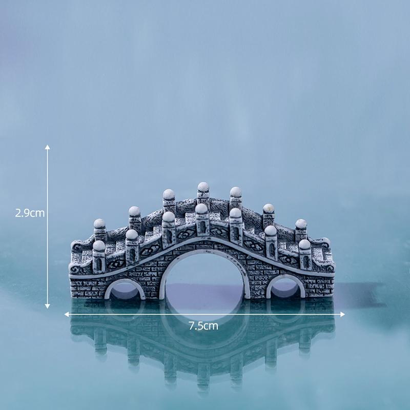 Resin Small Bridge Aquarium Ornaments Decoration Artificial Mountain for Fish Tank Resin Aquarium Ornament Fish Tank Background