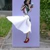 Stylish Tissue Storage Box Holder Creative Lady Flying Skirt Design Easy Access