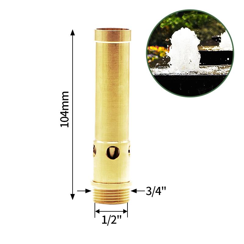 Pool Decorative Fountain Nozzle Water Fountain Stainless Steel Brass Sprinkler Fountain Nozzle Outdoor Decorative Water Fountain
