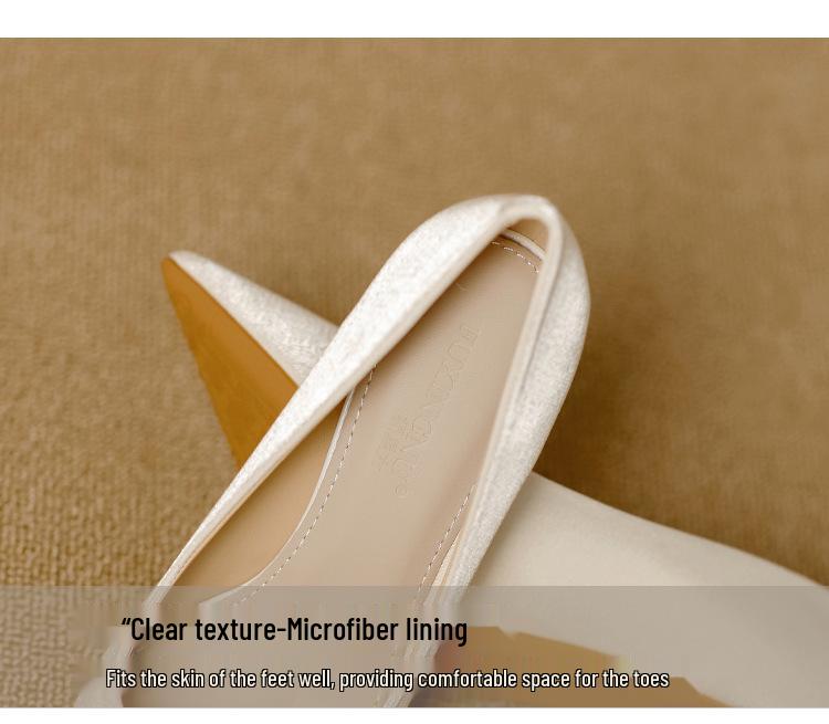 Korean Style High-End Versatile High Heels - Spring/Autumn 2025