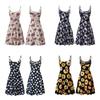 Fuerfits Women's Casual Beach Summer Sleeveless Adjustable Strappy Floral Dress With Premium Quality Comfort