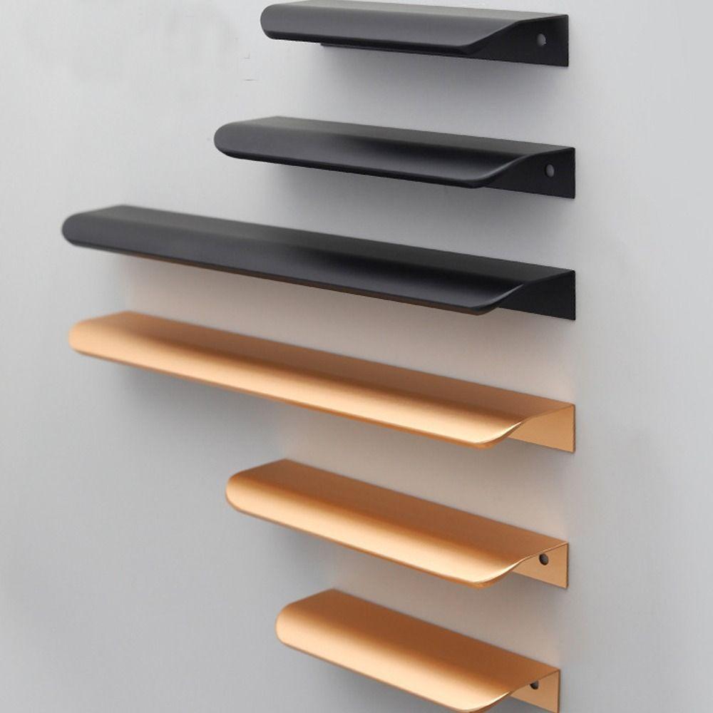 Klíčky ke dveřím ze slitiny hliníku Skryté úchytky zásuvek Vysoce kvalitní úchytky skříněk Domácnost