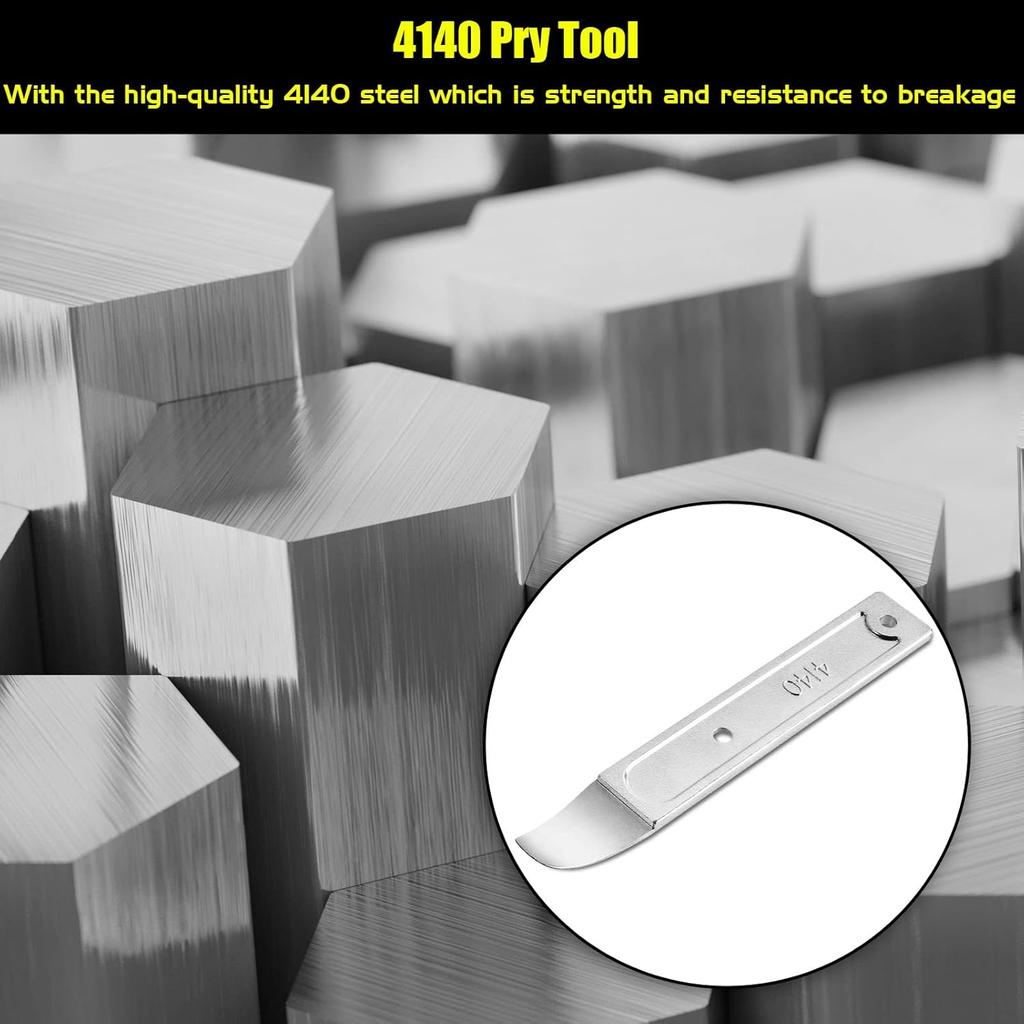 4140 Pry Tool, Pry Bar Trim Removal Tool Pry Tool, Pocket Mini Pry Bar, Door Panel Removal Tool, Removing Auto Trim Interior And Exterior Parts For