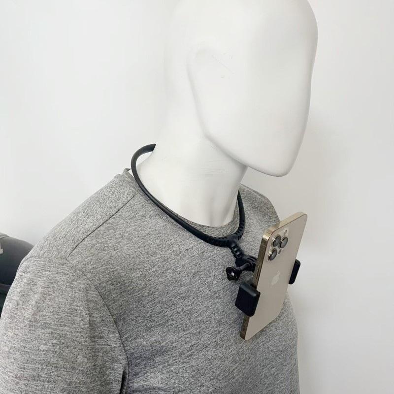 Wearable Neck Hanging Lazy Phone Holder First Perspective Recording Of Life For Mobile Phone Stand