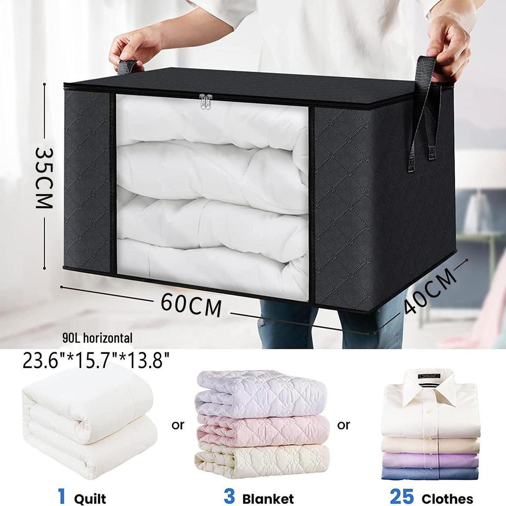 Premium Dustproof Moistureproof Non-Woven Storage Bag for Clothes and Quilts - Thickened Moving Solution