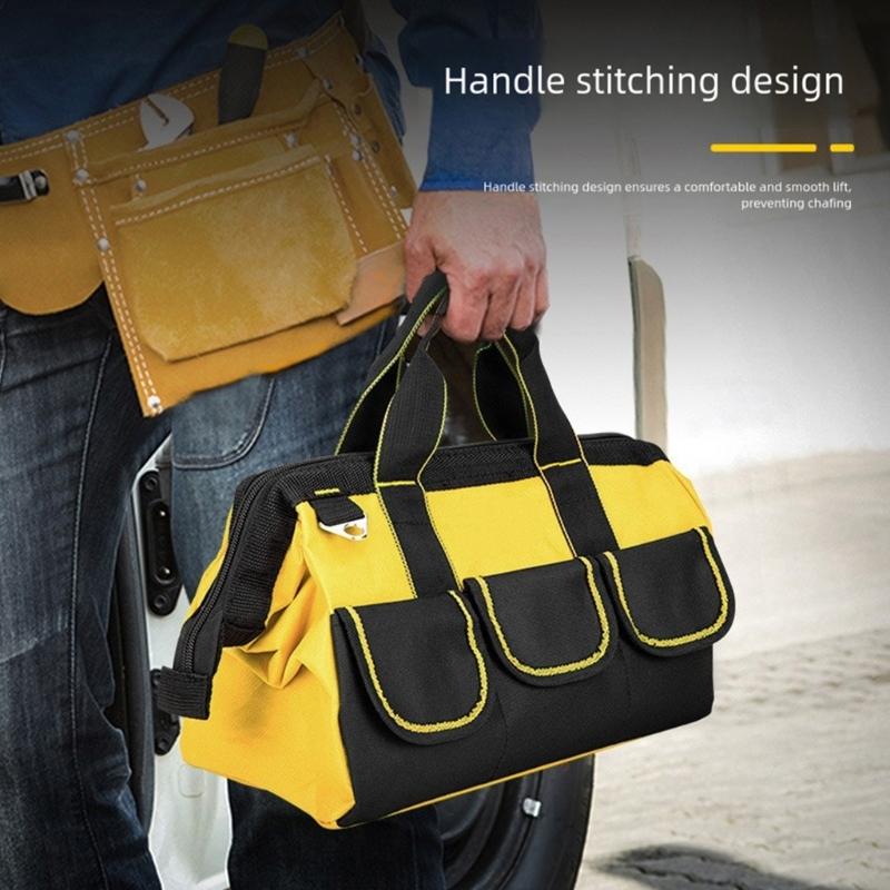 13inch Tool Bag Maintenance Storage Bag for Easy Organization Transport Tools Workshops Homes Electrician Accessories