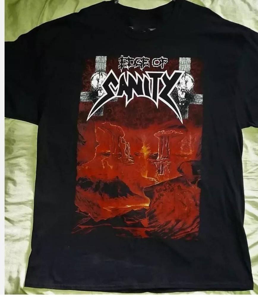 

Футболка Edge of Sanity Purgatory Afterglow, коротка рукава, чорна, розміри від S до 5XL, унісекс M