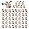 Clear Plastic Snack Pouches for Retail 48 Pcs Halloween Candy Bags, Kids Trick or Treat Goodie Cute Rabbit Portable Bags School Events Ear Small Gift