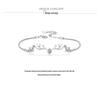 Women's High-End 'I Have You' Sterling Silver Reindeer Bracelet - Niche Design, Versatile Holiday Jewelry